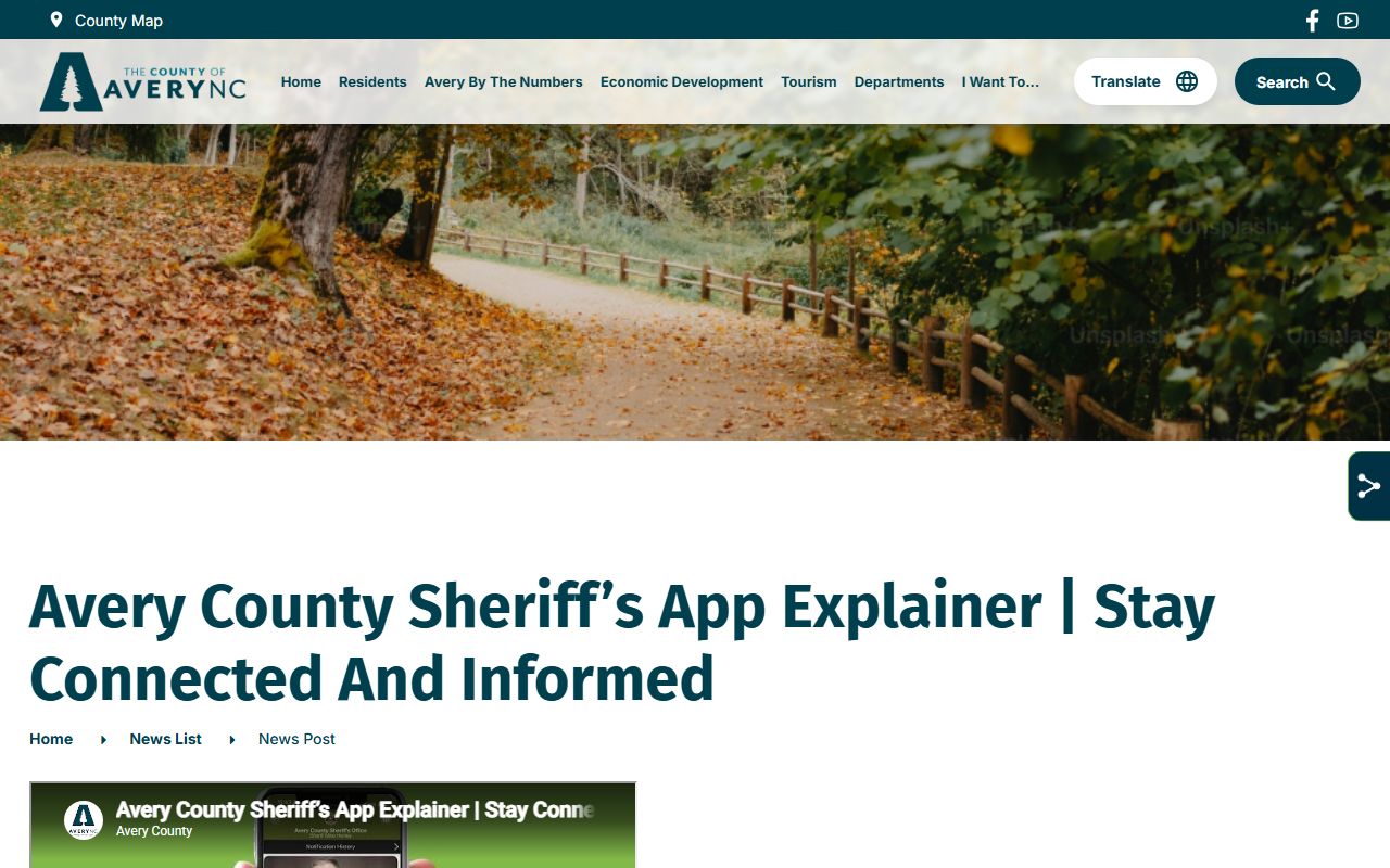 Avery County Sheriff NC App inmate information source